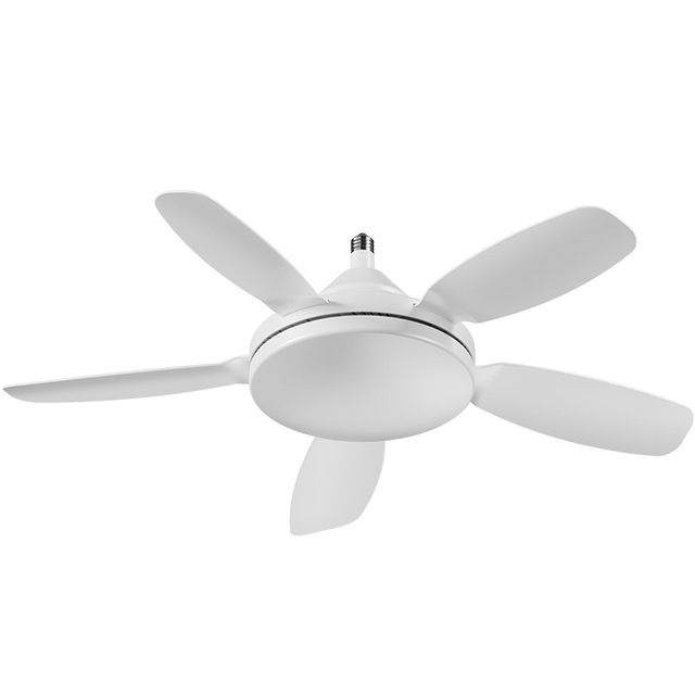 Ceiling Fan Supplier High Speed Quiet 52 White Plastic Smart Ceiling Fan with Light
