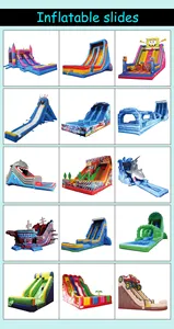 Hete Verkoop Zomer Opblaasbare Bounce Huis Waterpark Kids Party Kleine Trui Opblaasbare Springkasteel Waterglijbaan Combo Outdoor