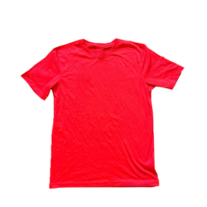 T-shirt confortable pour homme en mélange coton et polyester, col rond, pour un usage quotidien décontracté en extérieur, vêtement léger et tendance - Product Image 1