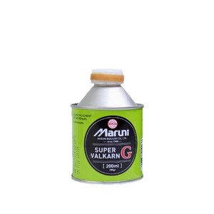 Adhesivo vulcanizante para reparación de neumáticos Maruni Super Valkarn G, cemento vulcanizante de 200 ml para tubos interiores, neumáticos sin cámara y reparación en frío. - Product Image 1
