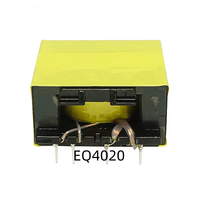 Transformateur de puissance monophasé à noyau de ferrite haute fréquence PQEQ, bobine en aluminium pour PCB, commutation haute tension 480V