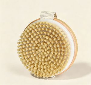 Wholesale <b>Round</b> Wooden Handheld Bath <b>Brush</b> and Convenient for Daily Bathing Use - Product Image 3