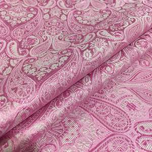 ผ้าไหมออร์แกนิคลายแจ็คการ์ด PIPA ผ้าไหมลายเพสลีย์ ผ้าสำหรับชุดกี่เพ้า ผ้าสำหรับชุดพื้นเมือง ซับในและชุดแต่งกาย คุณสมบัติยืดหยุ่น - Product Image 4