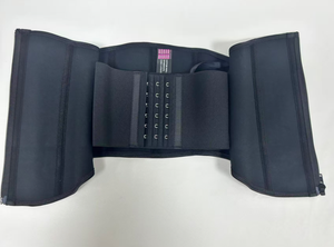 Cintura Modellante a Torso Corto con Controllo Forte, Effetto Sauna, per Pancia e Addome, in Spandex/Nylon, con Cerniera e Ganci, per Donna - Product Image 6