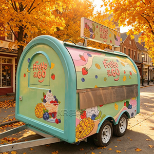 Fully Equipped Ice Cream Trailer Stainless Steel Dessert Truck VIN Certified Sandwich Food Cart - Product Image 5
