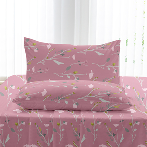 Ensemble de literie moderne et écologique pour enfants, 2 pièces comprenant des draps plats et des taies d'oreiller en microfibre - Product Image 5
