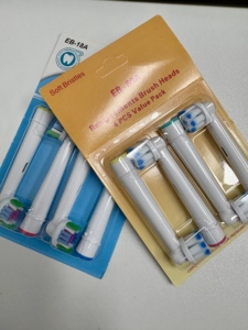 Paquete de 8 Recambios de Cepillos de Dientes con Cerdas Anguladas Compatibles con las Series <span class=keywords><strong>Pro</strong></span> y <span class=keywords><strong>Vitality</strong></span>, Cabezales de Repuesto Redondos Profesionales para Uso Diario - Product Image 1