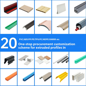 Hình chữ nhật <span class=keywords><strong>PVC</strong></span> Ống đùn Kích thước vuông nhựa hồ sơ hình chữ nhật và vuông ống nhựa - Product Image 5