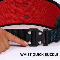 Ceinture de sécurité de protection contre les chutes de harnais à trois points pour le travail à haute altitude avec la barrière de sécurité extérieure d'électricien