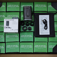 Pompe à Air Électrique 3 en 1 avec Lumières pour Camping en Plein Air Mini Compresseur d'Air Sans Fil Chargement USB Gonfleur Déflateur Pompes