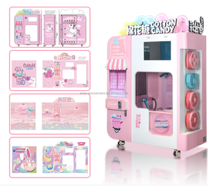 Máquina <span class=keywords><strong>de</strong></span> hilo <span class=keywords><strong>de</strong></span> hadas <span class=keywords><strong>para</strong></span> hacer algodón <span class=keywords><strong>de</strong></span> azúcar comercial completamente automática AMA con empujador <span class=keywords><strong>de</strong></span> monedas <span class=keywords><strong>para</strong></span> floristerías y negocios a la venta - Product Image 2