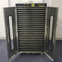 Deshidratador Industrial de Alimentos y Frutas Secas de 24 Bandejas, 650L, 110V/220V, Ajustable