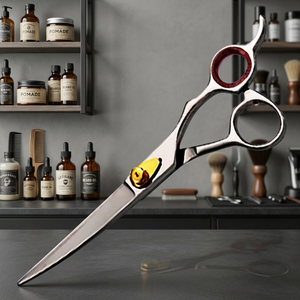 ASAP Professional 6-Inch Stainless Steel Right-Handed Hair Cutting <b>Barber</b> Scissors with Sharp <b>Blade</b> Steel Handle for Salon Use - Product Image 4