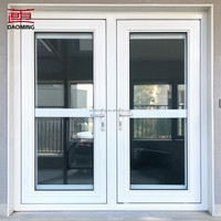 Ventanas Francesas de Aluminio con Rotura de Puente Térmico, Doble y Triple Acristalamiento, Antirrobo, para Apartamentos y Dormitorios