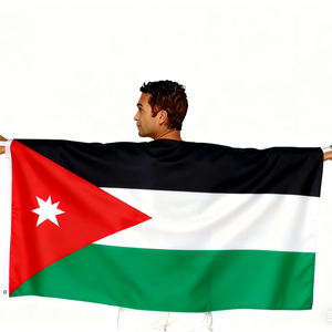 Vente chaude de haute qualité drapeau personnalisé Logo Design extérieur personnalisé Cape drapeau personnalisé <span class=keywords><strong>Jordan</strong></span> corps drapeau - Product Image 1