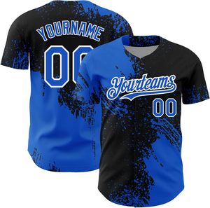 Personnaliser Hommes Femmes Jeunes Gradient Baseball Jersey Bouton Vers Le Bas Hip Hop Chemises Personnalisé Cousu Nom Numéro Logo - Product Image 2
