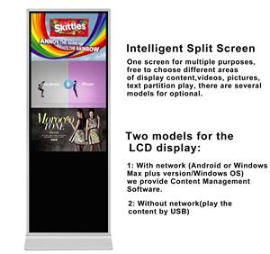 Bảng Hiệu Kỹ Thuật Số HDFocus Oem Máy Phát Video Quảng Cáo Màn Hình Hiển Thị Totem <span class=keywords><strong>Lcd</strong></span> Tương Tác Trong Nhà Màn Hình Cảm Ứng Đứng Trên Sàn - Product Image 4