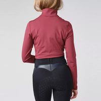 Base équestre personnalisée, vente en gros, en plein air, course de chevaux, hauts, sweat-shirts lisses, doux, Bas équestres