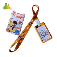 Porta Badge da Lavoro con Cordino per Telefono, Personalizzabile con Trasferimento Termico, Modello DC14, per Fiere ed Eventi, Vendita all'Ingrosso