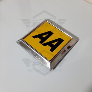 Emblema Metálico Clásico Cuadrado Vintage de la Asociación Automotriz AA, Insignia para Parrilla de Miembros de los Años 70 - Product Image 6