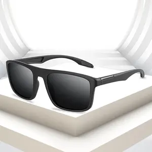 High End Classic Nachtsicht Polarisierte schwarz polarisierte Herren Sonnenbrille Brille zum Fahren von Sonnenbrillen