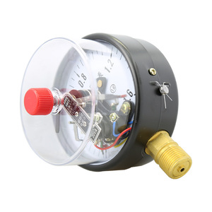 Manómetro de Contacto Eléctrico Yxc100 de 100 mm, 0-1.6 Mpa, Acero al Carbono, con Control de Límite Superior e Inferior - Product Image 2