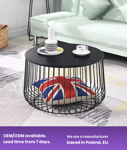 Mesas de té de café redondas blancas de madera MDF nórdicas modernas, balcón, sala de estar, dormitorio, cama, mesa auxiliar - Product Image 5