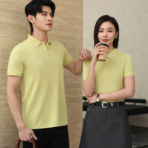 Polo Shirt Women Short Sleeve Cotton Breathable Summer Work Uniform Custom Logo Print Group Wear - Product Image 3