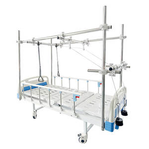 سرير جر عظمي يدوي متعدد الوظائف بخاصية الاهتزاز المزدوج، معدات غرفة مستشفى اقتصادية للمستشفيات المجتمعية والعائلات - Product Image 6