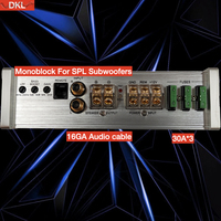 Amplificateur stéréo mono pour voiture RMS 1200W Strong Bass SubwooferAmplifier Peak 2400W Max 1ohm Class D Car Amplifier Monoblock