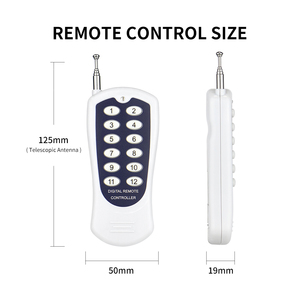 Dc 12V 48V 6CH không dây <span class=keywords><strong>RF</strong></span> điều khiển từ xa Receiver chuyển tầm xa 433Mhz Transmitter LED Đèn ánh sáng động cơ phổ sử dụng - Product Image 3