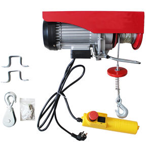 Machine de construction grue ascenseur 200kg 800kg 500kg 110V 230v Mini petit treuil à câble palan électrique - Product Image 5