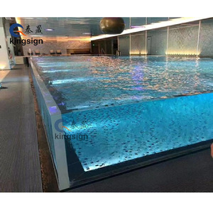 Kingsign Feuille de <span class=keywords><strong>plexiglas</strong></span> acrylique transparent de 50mm d'épaisseur pour fenêtre de piscine d'aquarium - Product Image 2