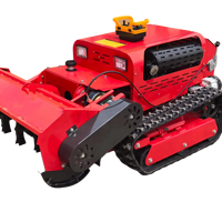 Tondeuse à gazon robotisée télécommandée personnalisée en usine, moteur diesel/essence, large tondeuse à gazon de 800 mm, cultivateurs