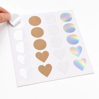 Étiquette de sécurité anti-contrefaçon holographique VOID personnalisée, imperméable, en PET, autocollante, pour l'emballage