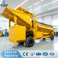 Trommel Emas Rotary Drum 100 TPH dengan Performa Stabil