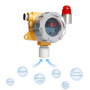LEL O2 H2S için endüstriyel gaz kaçak dedektörü sesli ve görsel alarmlar ile CO CE sertifikalı/zehirli gaz algılama sistemi - Product Image 6