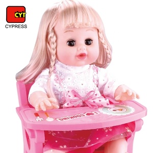 ใหม่แกล้งเล่นของเล่นเด็กเกมที่มีเก้าอี้2 In 1ตุ๊กตา <span class=keywords><strong>Reborn</strong></span> ชุดเล่นตุ๊กตา - Product Image 4