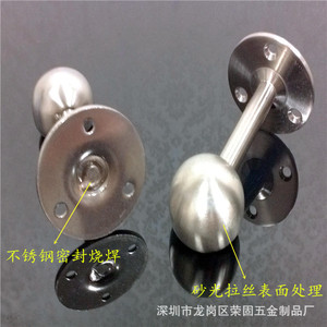 Base de flange à tête ronde en acier inoxydable Jin Aoding pour quincaillerie de tiroir de placard, design moderne et simple - Product Image 1