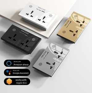 TYSH Tuya Smart 16A Universal Plug Outlet Alexa Voice <strong>Control</strong> Fast Charge USB C Mobile Multi <strong>Remote</strong> <strong>Socket</strong> Zigbee Wall <strong>Socket</strong> - Product Image 6