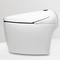 Hm siège de toilette en céramique de luxe, facile à nettoyer, empêche la croissance bactérienne
