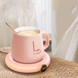 Popular Customized Smart Usb Mug Warmer Heater Coaster Temperature Regulation Coffee Tea Heater