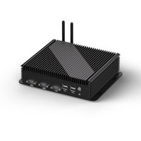 Computadora industrial de pantalla triple de núcleos de 12. ª generación, entrada de voltaje amplio de red dual DDR4 SSD integrado AU EU JP UK