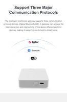 Passerelle multi-mode sans fil Tuya, alimentée par USB, centre de contrôle intelligent pour la maison, contrôle par application, compatible avec les hôtels, Wi-Fi, ZigBee 3.0, BLE