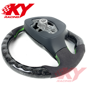 Volant de course en fibre de carbone personnalisé avec LED pour Ford Focus MK4 Kuga PUMA ST RS XR ECOnetic RS500 SE Hybrid Sport version européenne - Product Image 3