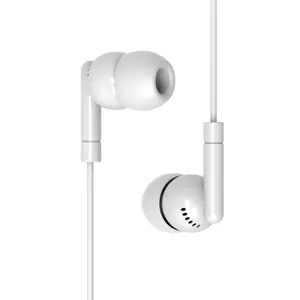 Cheap price disposable 3.5mm/airplane adapter wired in-ear earphone one time use earbud for airline/conference/tourism