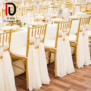 Chaises et tables empilables d'extérieur dorées et noires pour banquets, mariages et événements, modèles Chivalry, <span class=keywords><strong>Napoléon</strong></span>, Phoenix - Product Image 2