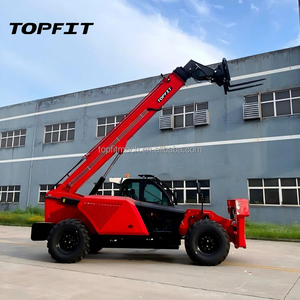 For 3 Stage Telescopic Arm Loader Yuchai 91KW Diesel Motor 4 Wheel Drive 3 Steering Options Front Wheel <b>Crab</b> 0.8m Bucket - Product Image 6