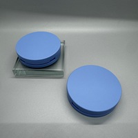 Boîte à poudre double couche cosmétique vide personnalisée Boîte ronde multicolore en option scellée Boîte à ombre avec plaque d'étain et bouffée