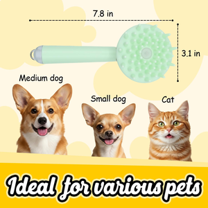 Pet Bathing <b>Brush</b> Multifunctional Massage Comb Shampoo Shower Gel Silicone Cleaning for Dog Cat All Pet Grooming Supplies - Product Image 2